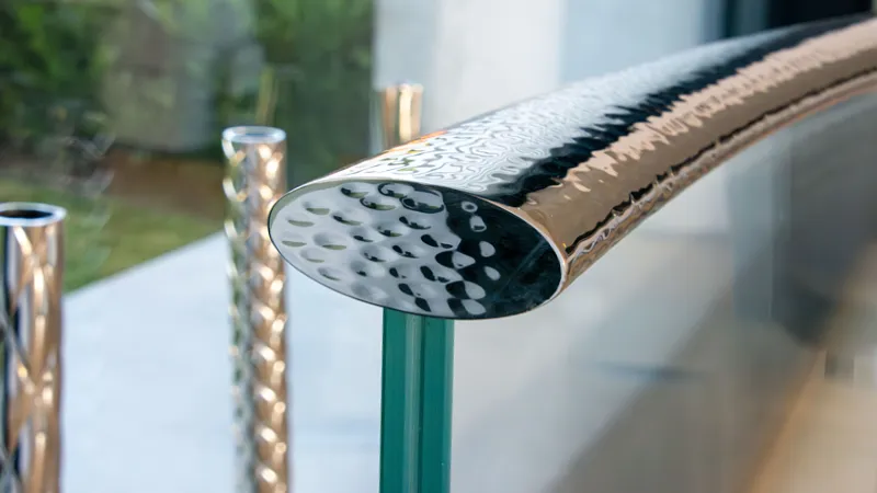 Photo of polished metal surface