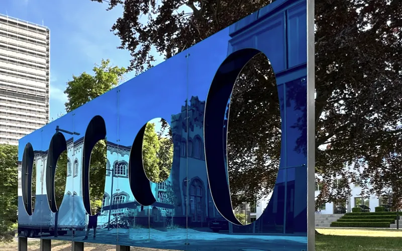 Photo of art installation